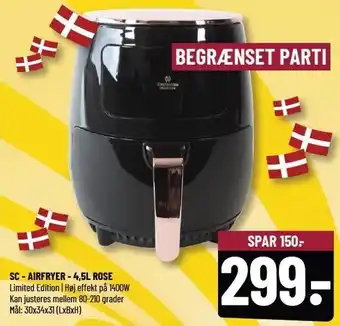 Løvbjerg Sc - airfryer - 4,5l rose tilbud
