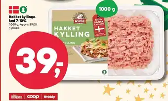 SuperBrugsen Hakket kyllingekød 7-10% tilbud