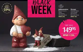 Kop & Kande Jubilæumsnisse eller nissepar tilbud