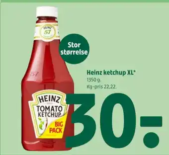 Coop 365 Heinz ketchup tilbud