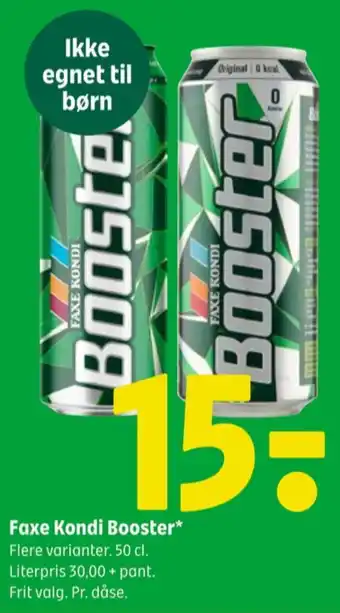 Coop 365 Booster energidrik tilbud