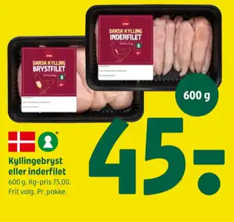 Coop 365 Coop kyllingebrystfilet tilbud