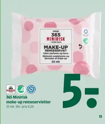 Coop 365 Coop 365 minirisk renseservietter tilbud