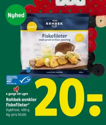 Coop 365 Rahbek fiskefileter tilbud