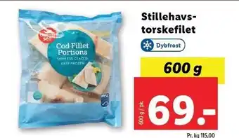 Lidl Stillehavstorskefilet tilbud