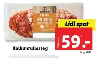 Lidl Kalkunrullesteg tilbud