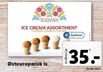 Lidl Østeuropæisk is tilbud