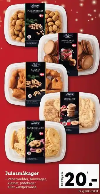 Lidl Julesmåkager tilbud