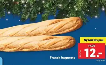 Lidl Fransk baguette tilbud