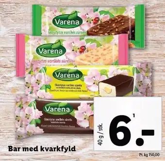 Lidl Bar med kvarkfyld tilbud