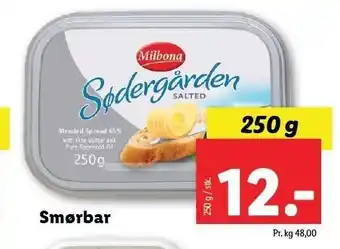 Lidl Smørbar tilbud