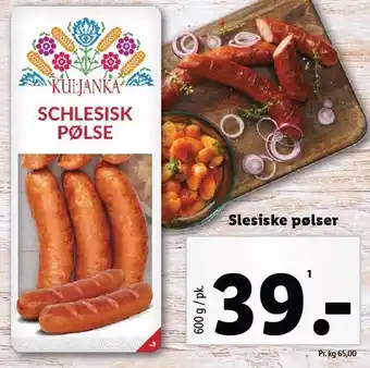 Lidl Slesiske pølser tilbud
