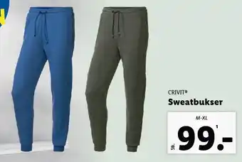 Lidl Sweatbukser tilbud