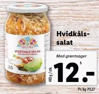 Lidl Hvidkålssalat tilbud
