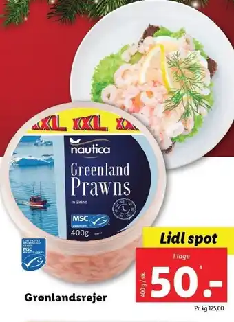 Lidl Grønlandsrejer tilbud