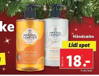 Lidl Håndsæbe tilbud