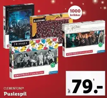 Lidl Puslespil tilbud
