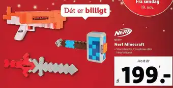 Lidl Nerf minecraft tilbud