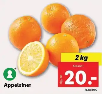 Lidl Appelsiner tilbud