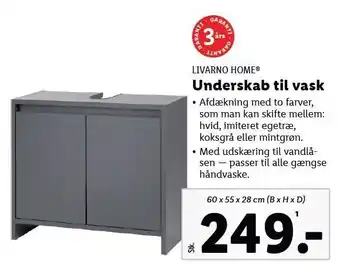 Lidl Underskab til vask tilbud