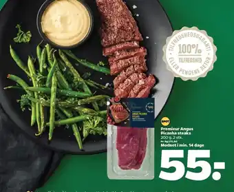 Premieur angus picanha steaks 200 g 2 stk