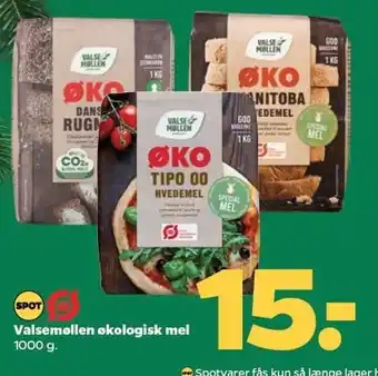 Netto Valsemøllen økologisk mel tilbud