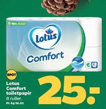 Netto Lotus comfort toiletpapir tilbud
