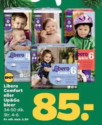 Netto Libero comfort eller up&go bleer tilbud