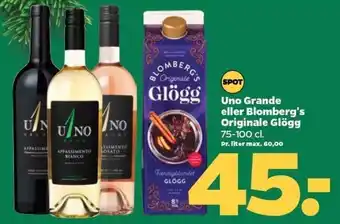 Uno grande eller blomberg's originale glögg
