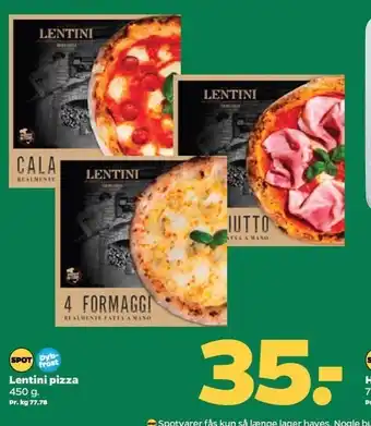 Netto Lentini pizza tilbud