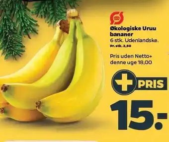 Netto Økologiske uruu bananer tilbud