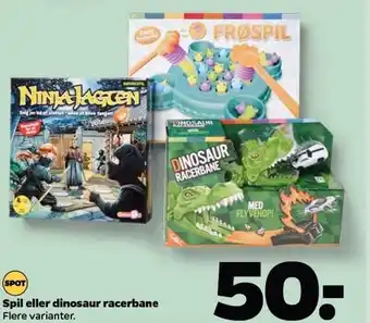 Netto Spil eller dinosaur racerbane tilbud
