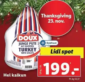 Doux hel kalkun
