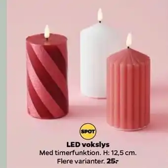 Netto Led vokslys tilbud