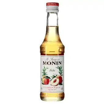 Fleggaard Monin fersken syrup 0,25 l tilbud