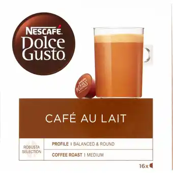 Fleggaard Dolce gusto cafe au lait intenso 16 stk. 160g tilbud