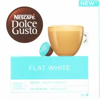 Fleggaard Dolce gusto flat white 16 stk. 187,2g tilbud