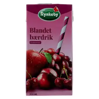 Fleggaard Rynkeby frugtdrikke 0,2l blandede bær tilbud