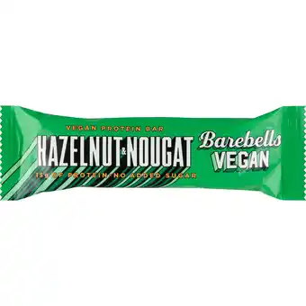 Fleggaard Barebells vegan bar hazelnut nougat 55g tilbud