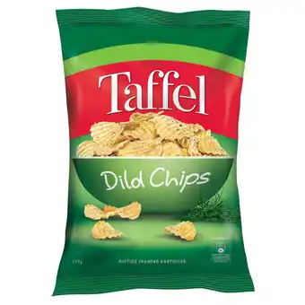 Fleggaard Taffel dild chips 175 g tilbud
