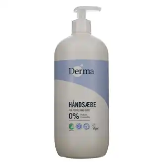 Fleggaard Derma family håndsæbe m. pumpe 1000 ml tilbud