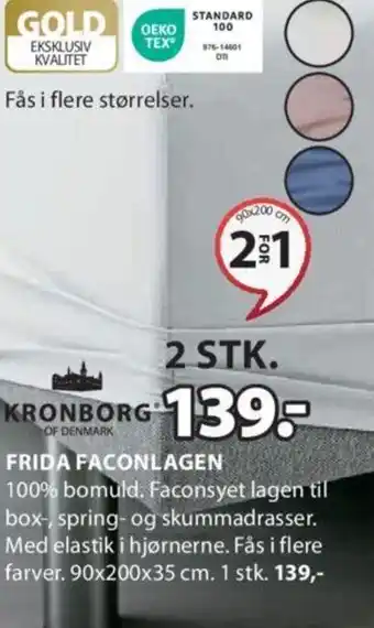 JYSK FRIDA FACONLAGEN tilbud