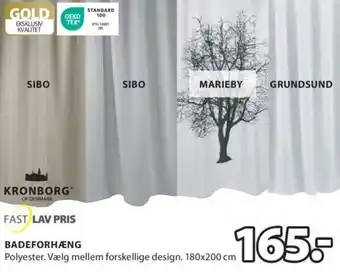 JYSK BADEFORHÆNG tilbud