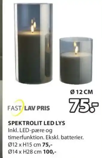 JYSK SPEKTROLIT LED LYS tilbud
