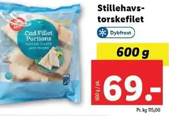 Lidl Stillehavs- torskefilet tilbud