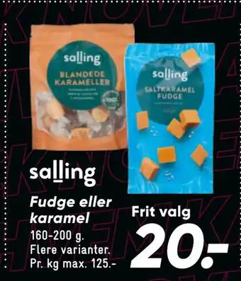 Fudge eller karamel