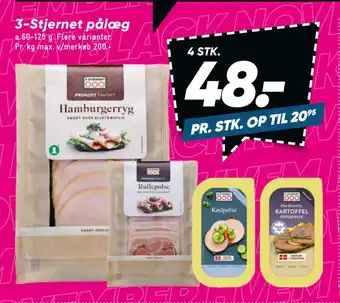 Bilka 3-stjernet pålæg tilbud