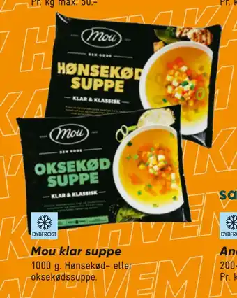 Bilka Mou klar suppe tilbud