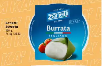 Bilka Zanetti burrata tilbud