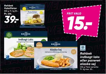 Bilka Rahbek indbagt laks eller paneret alaska sej tilbud